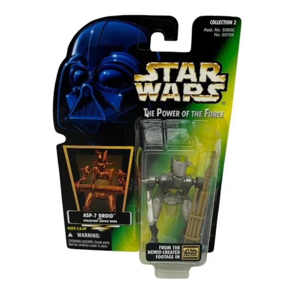 Star wars figure / ASP-7 Droid 1997 RARE #168 NEW